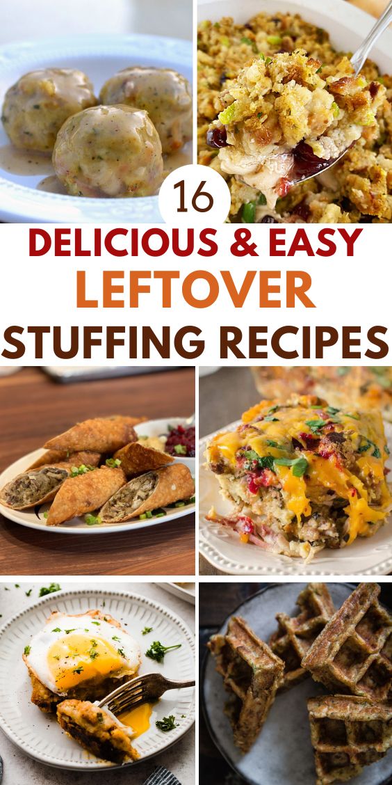 16 Leftover Stuffing Recipe Ideas