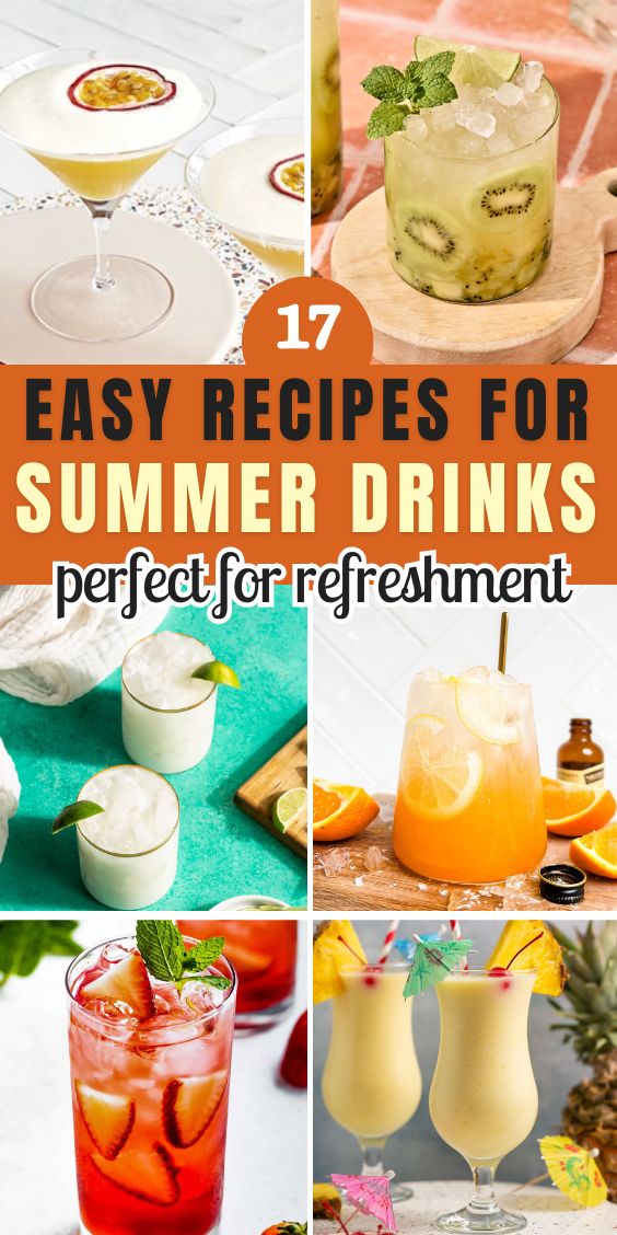 17 Refreshing Summer Drinks Recipes
