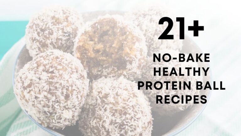 No-Bake Healthy Protein Balls Recipes
