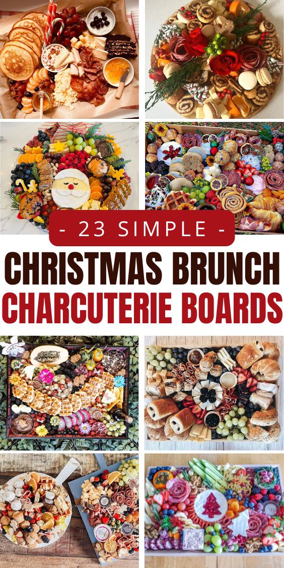 23 EASY Christmas Brunch Charcuterie Board Ideas