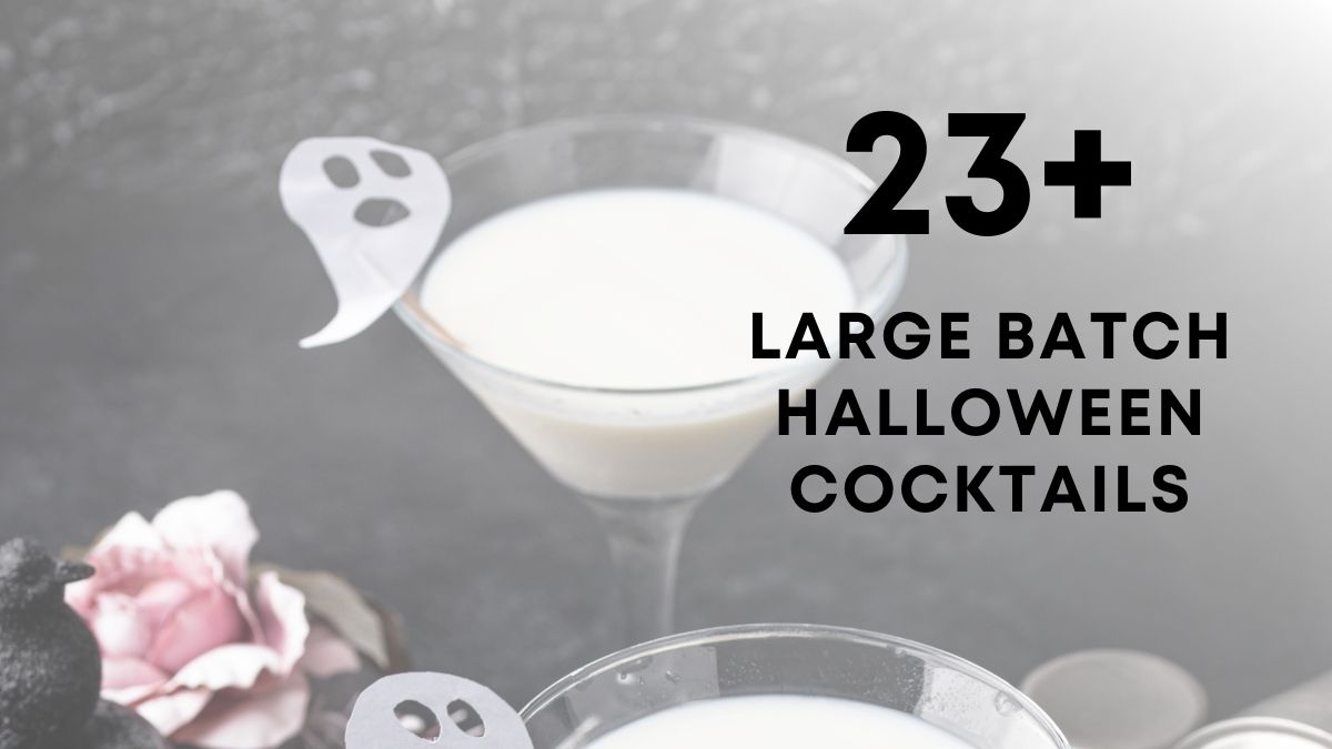 23 Simple Large Batch Halloween Cocktails