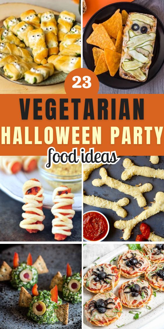 23 Vegetarian Halloween Party Food ideas easy