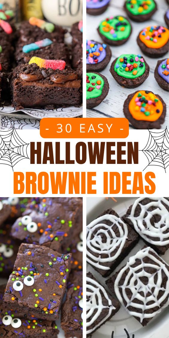 30spooky Fun Halloween Brownie Ideas 1