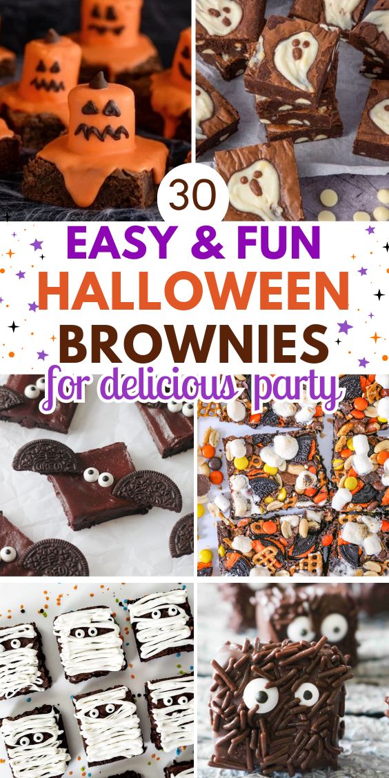 30spooky Fun Halloween Brownie Ideas