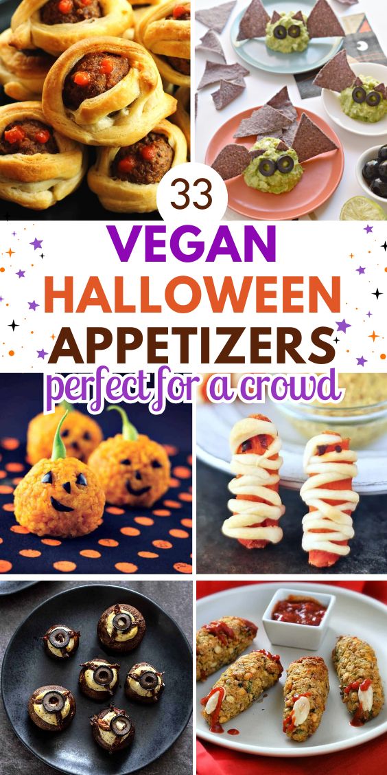 33 Vegan Halloween Appetizers for Party