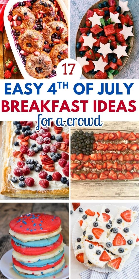 4th of july breakfast ideas for a crowd