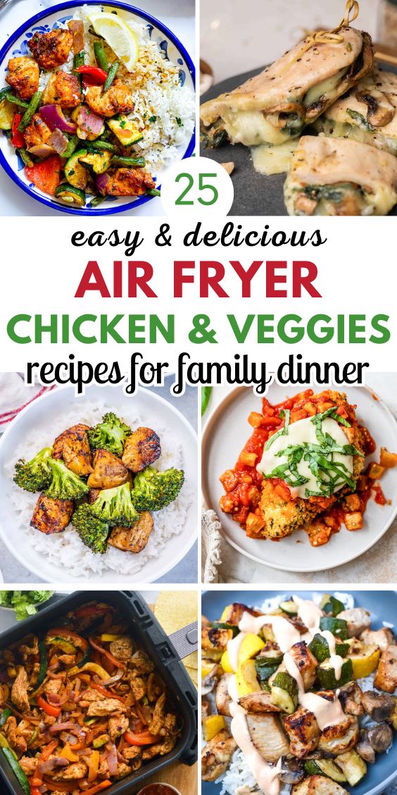 Air Fryer Chicken And Vegetables Recipes