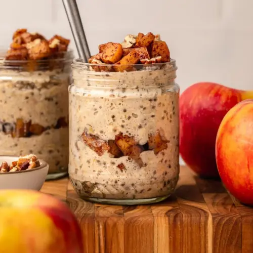 Apple Pie Overnight Oats Vegan FromMyBowl 7