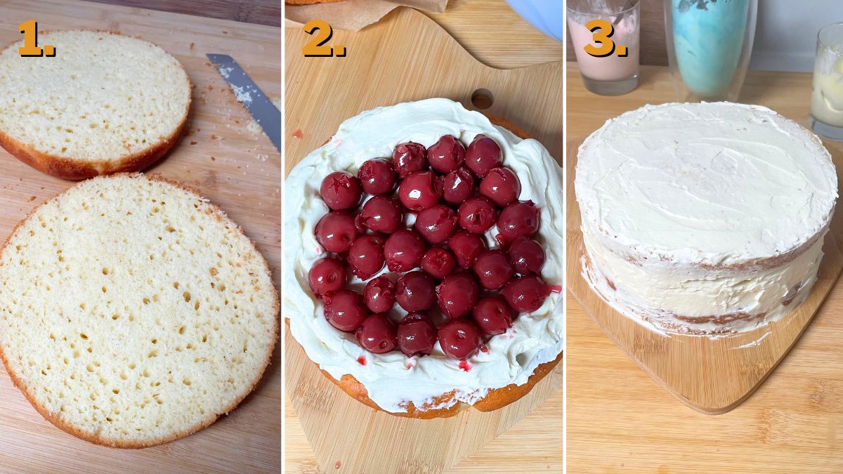 Assembling the Lover Cake