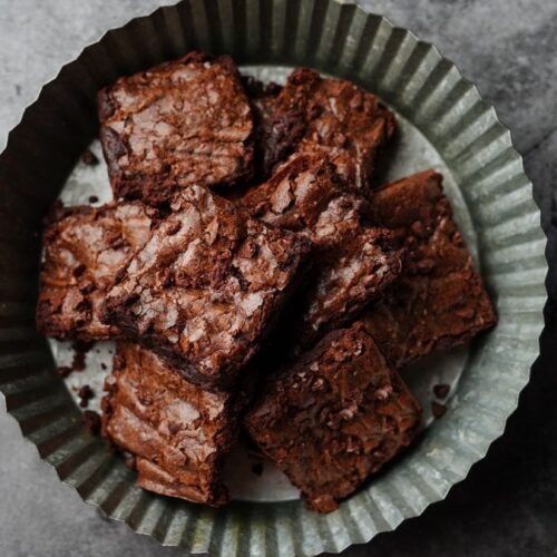 Baking Brownies in a Round Cake Pan