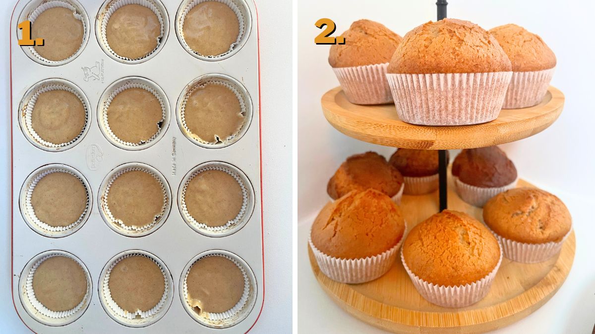 Baking Funnel Cake Cupcakes