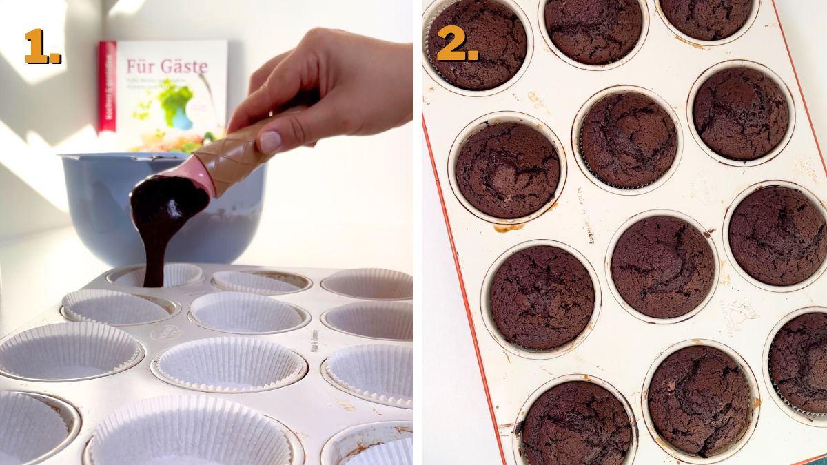 Baking the Enchanted Black Forest Cupcakes