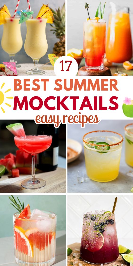 Best Summer Mocktail Recipes and ideas