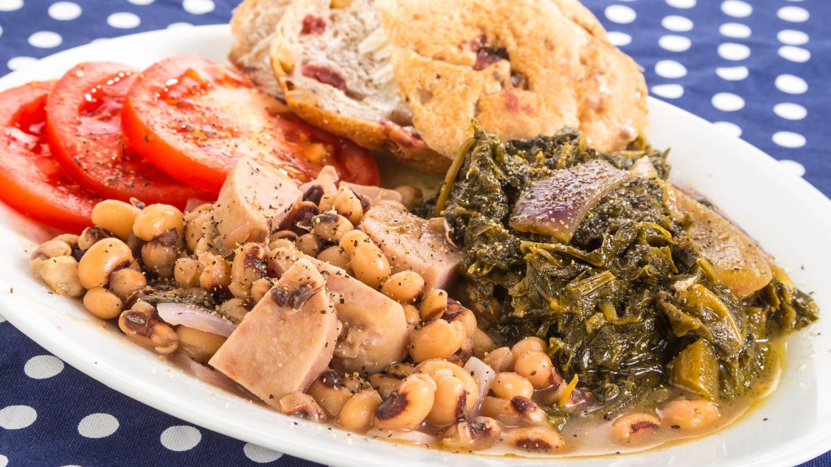 Black-Eyed Peas in a Stew