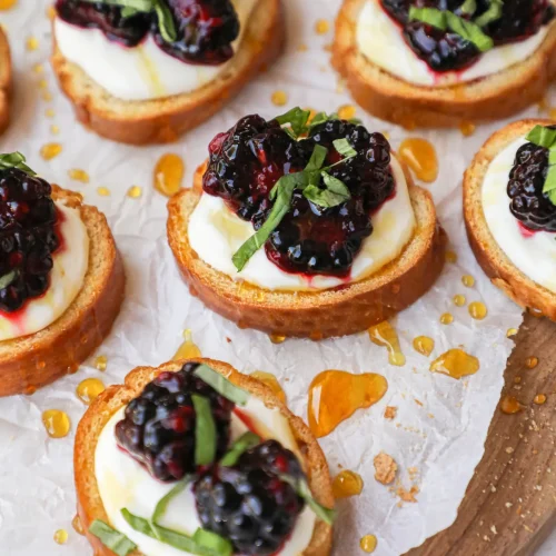 Blackberry bruschetta 7