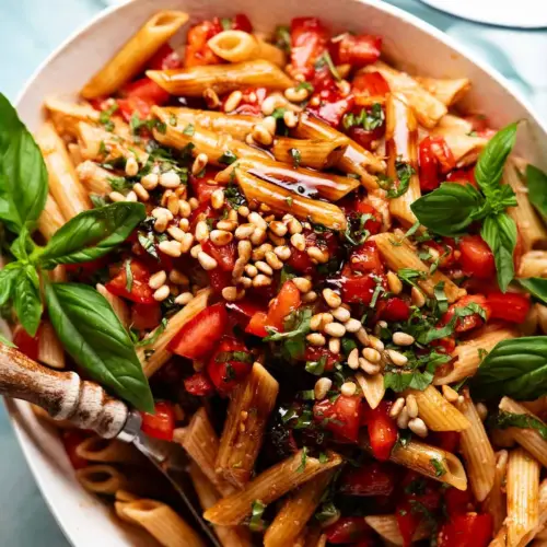 Bruschetta pasta salad 9
