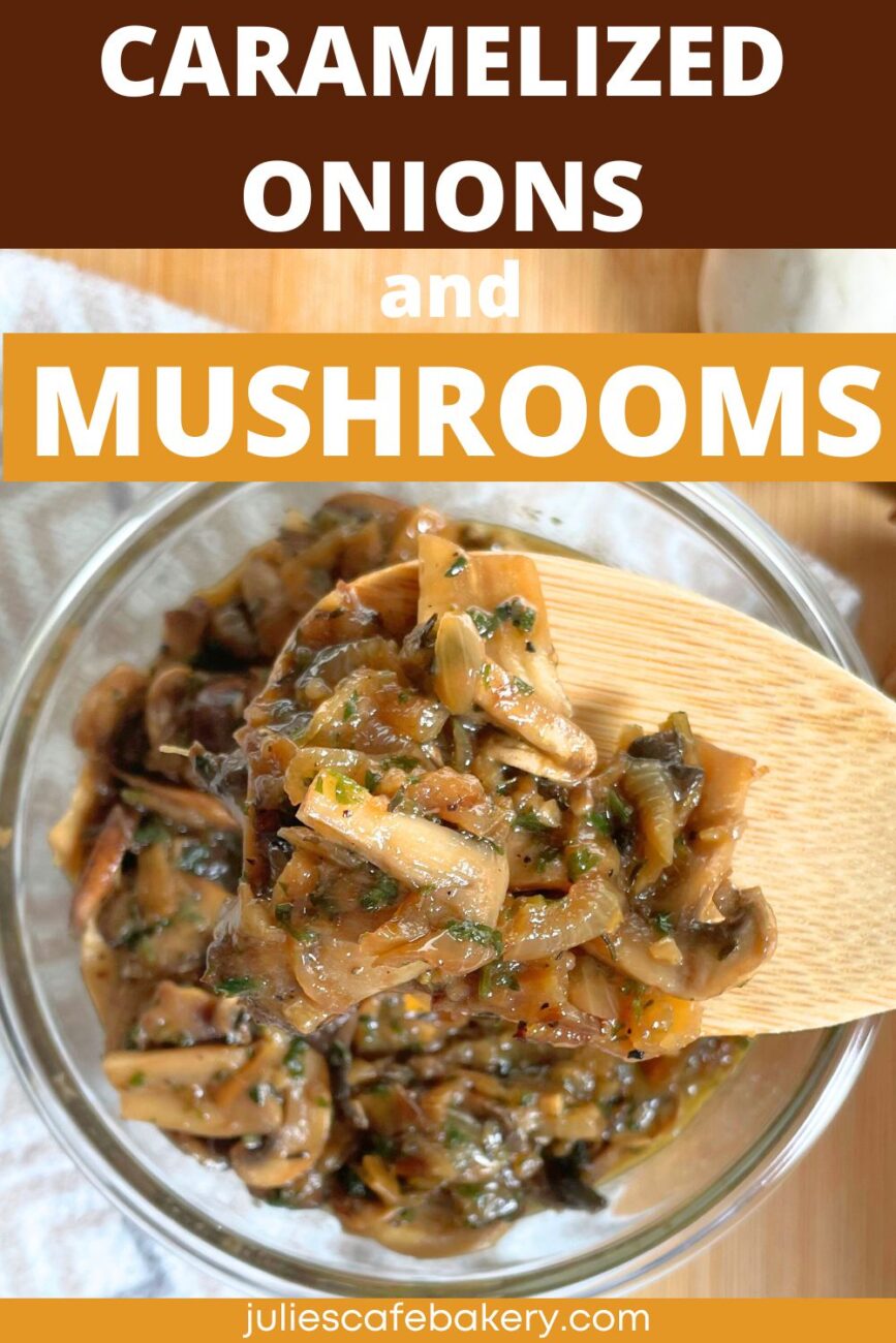 Caramelized Onion and Mushroom pin