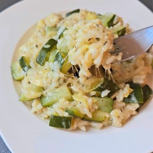 Cheesy Zucchini Risotto Recipe