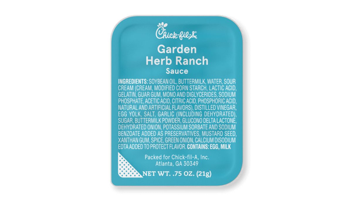Chick-fil-A Garden Herb Ranch Sauce