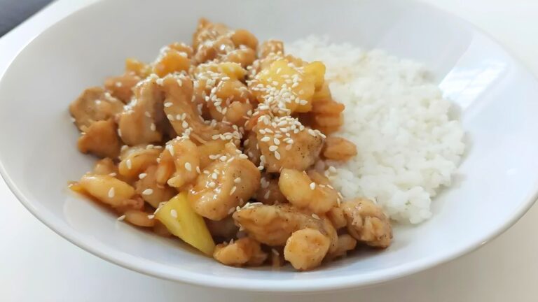 Chicken & Shrimp Teriyaki Pineapple Bowl [Recipe]