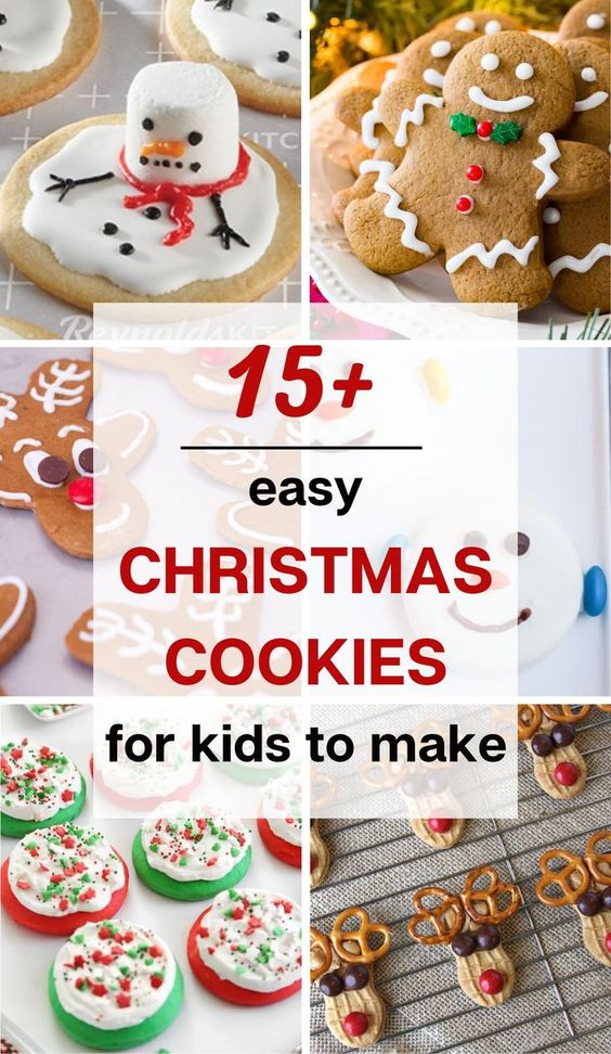 15 Christmas Cookies for Kids to Make
