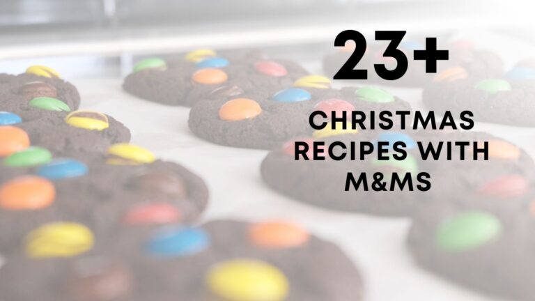 Easy Christmas Recipes Mith M&Ms