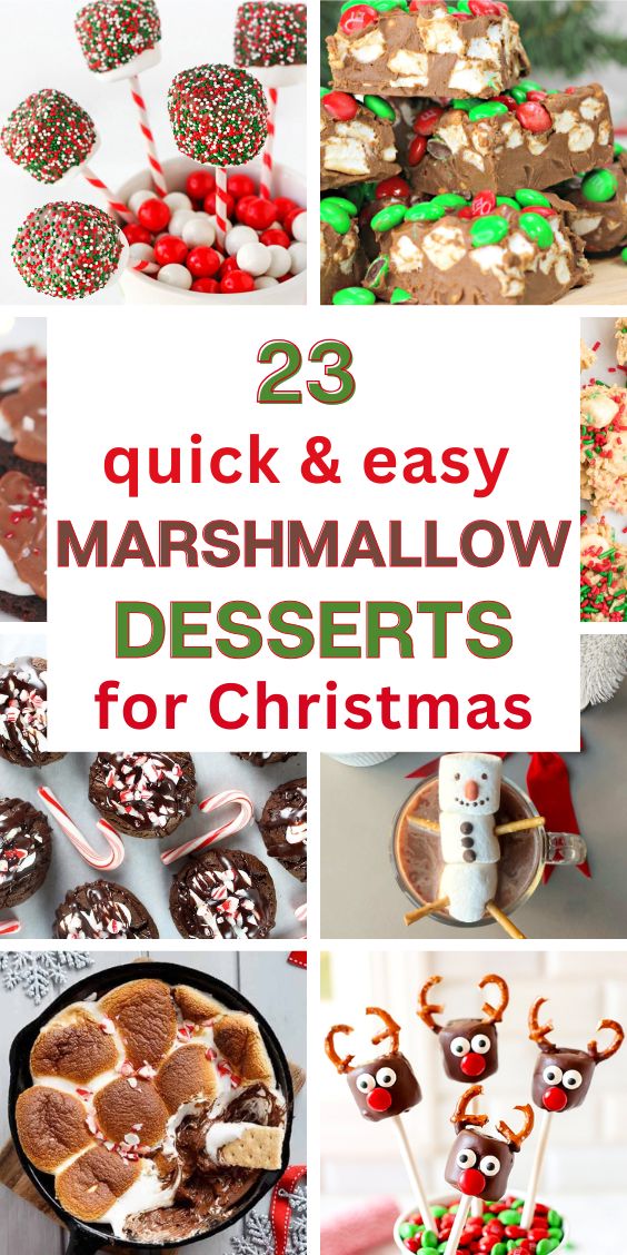 Christmas desserts With Marshmallow
