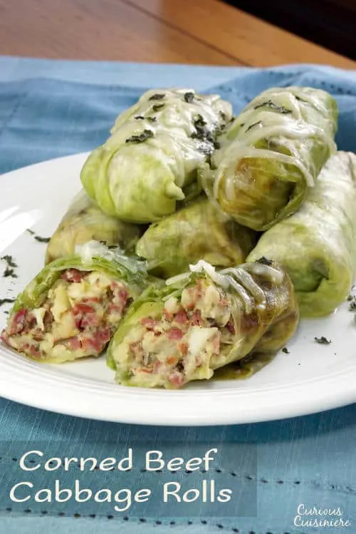 Corned beef cabbage rolls