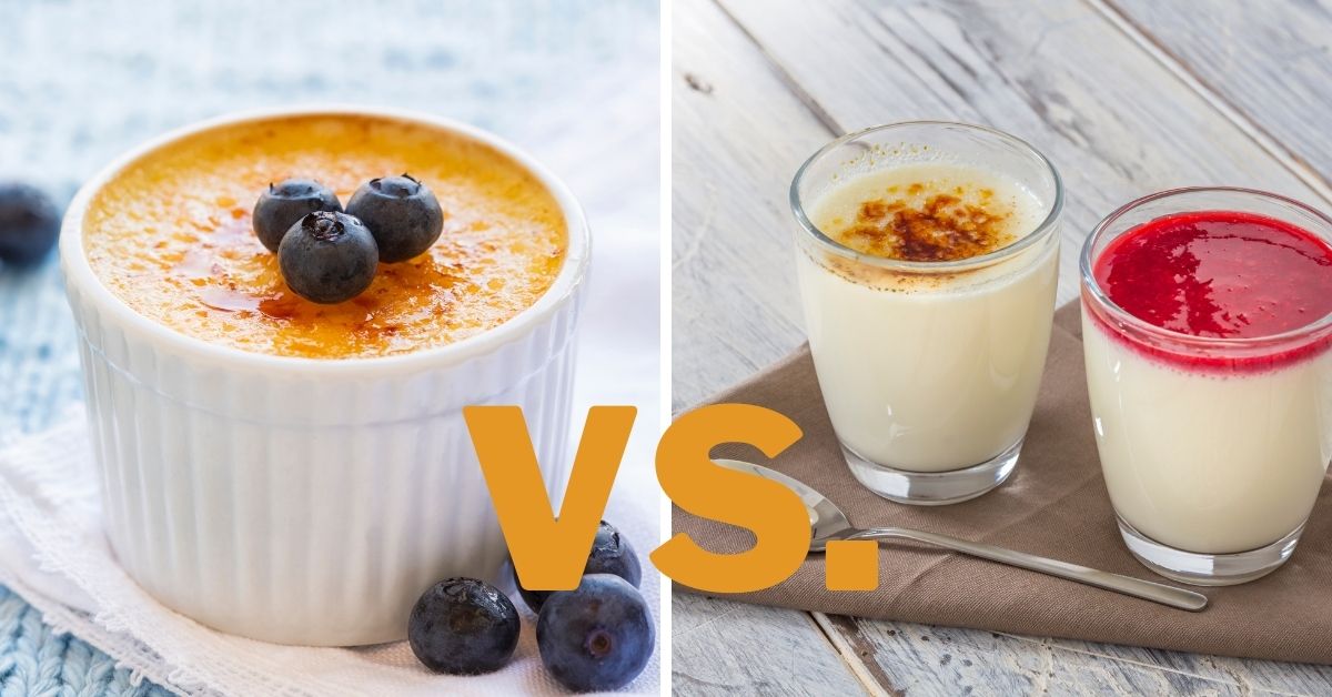 Crème Brûlée Vs Panna Cotta