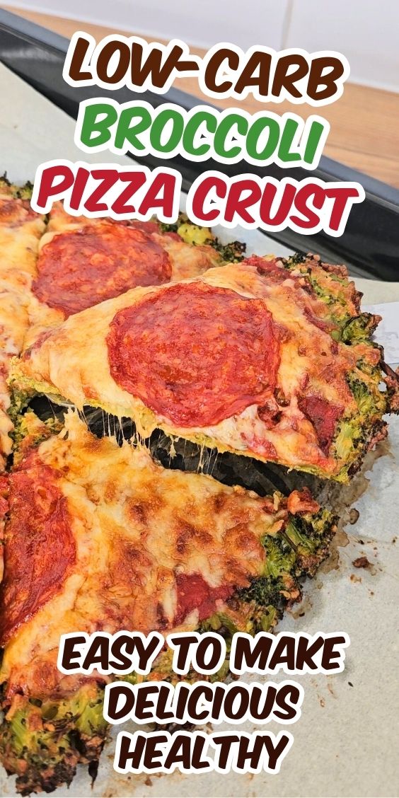 Delicious Low Carb Broccoli Crust Pizza