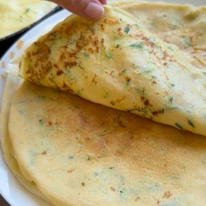 Delicious Zucchini Crepes Recipe