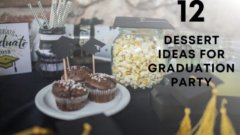 Dessert Table for Graduation Party