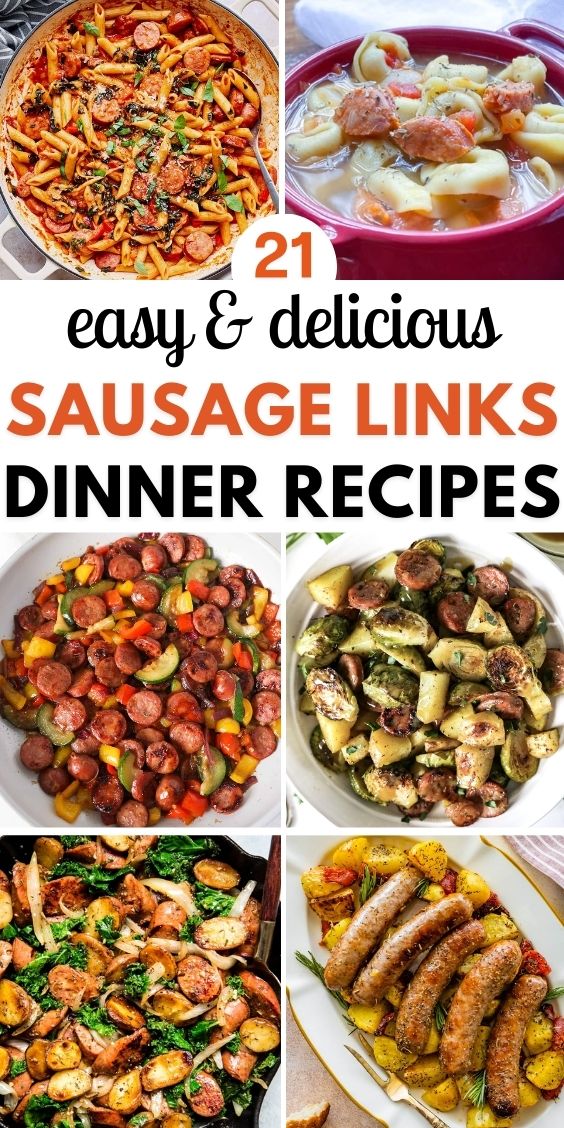 Dinner Ideas With Sausage Links 1