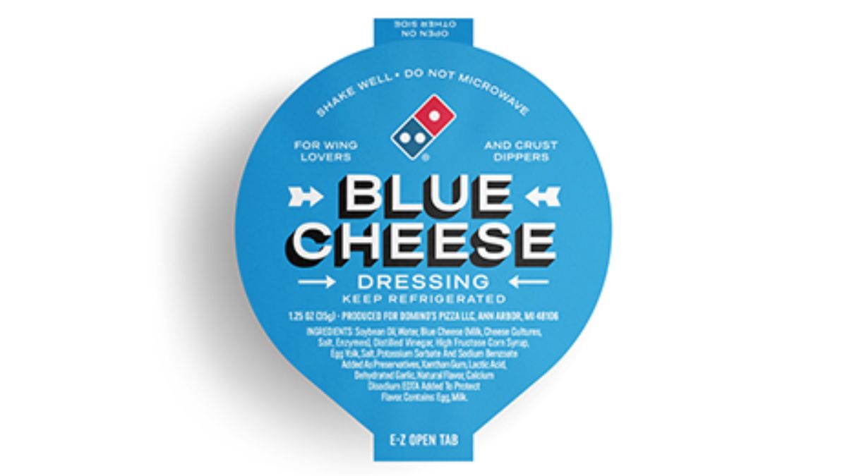 Domino's Blue Cheese Dressing Package