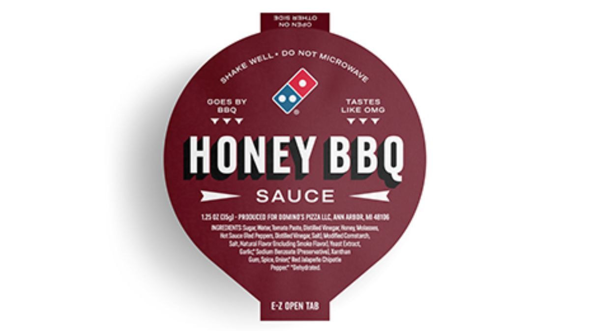 Domino's Honey BBQ Sauce Package