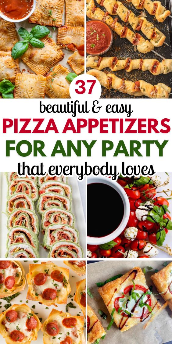 Easy Festive Appetizers for Pizza Party
