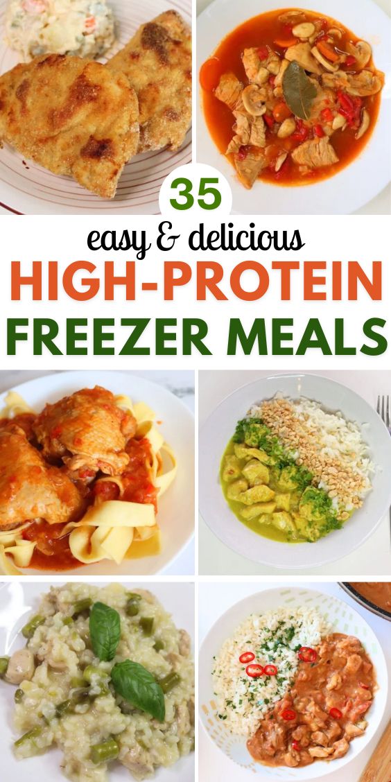 Easy High Protein Freezer Meals