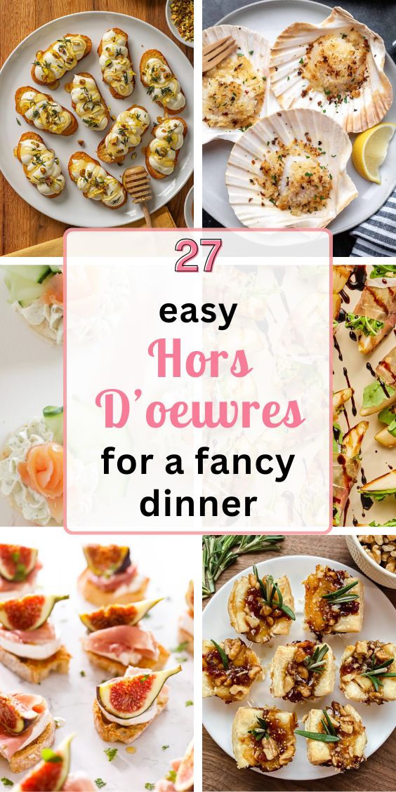 Easy Hors Doeuvres For a Classy Dinner Party