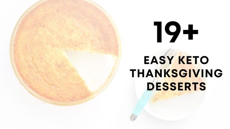 Easy Keto Thanksgiving Desserts