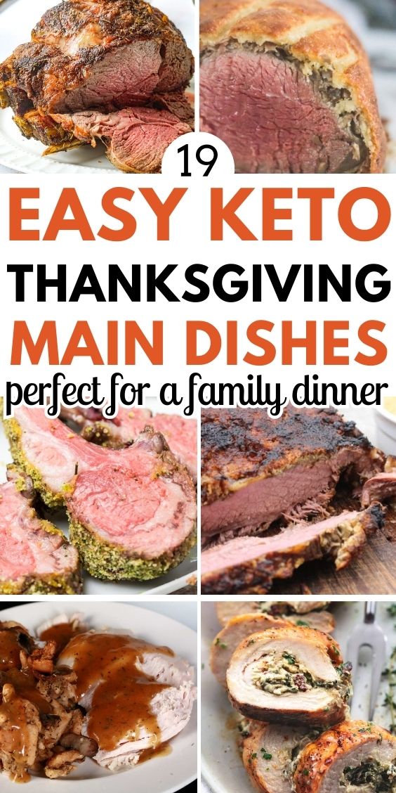 Easy Keto Thanksgiving main dish recipes