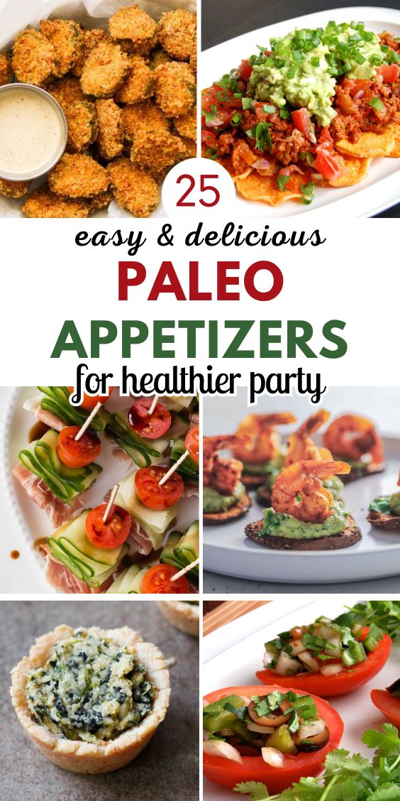 Easy Paleo Appetizers for a crowd