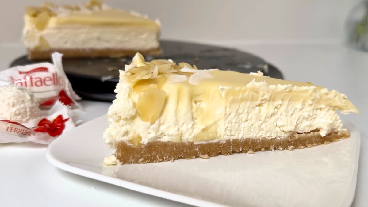 Ferrero Raffaello No Bake Cake Recipe