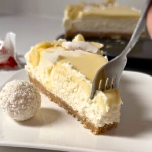 Ferrero Raffaello No Bake Cake recipe