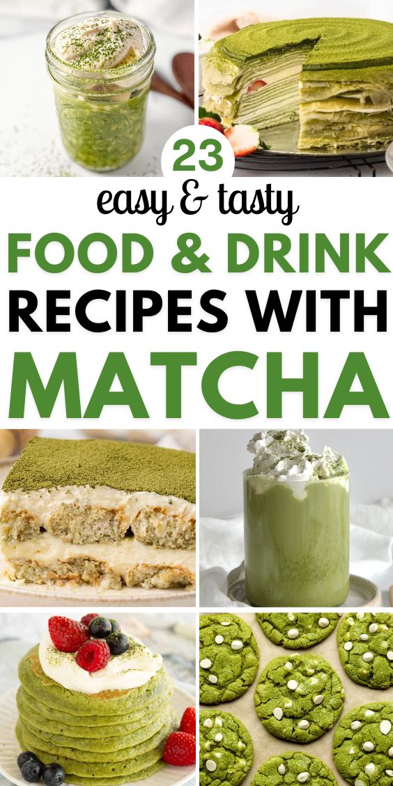Food Drink Recipes Using Matcha Powder 1