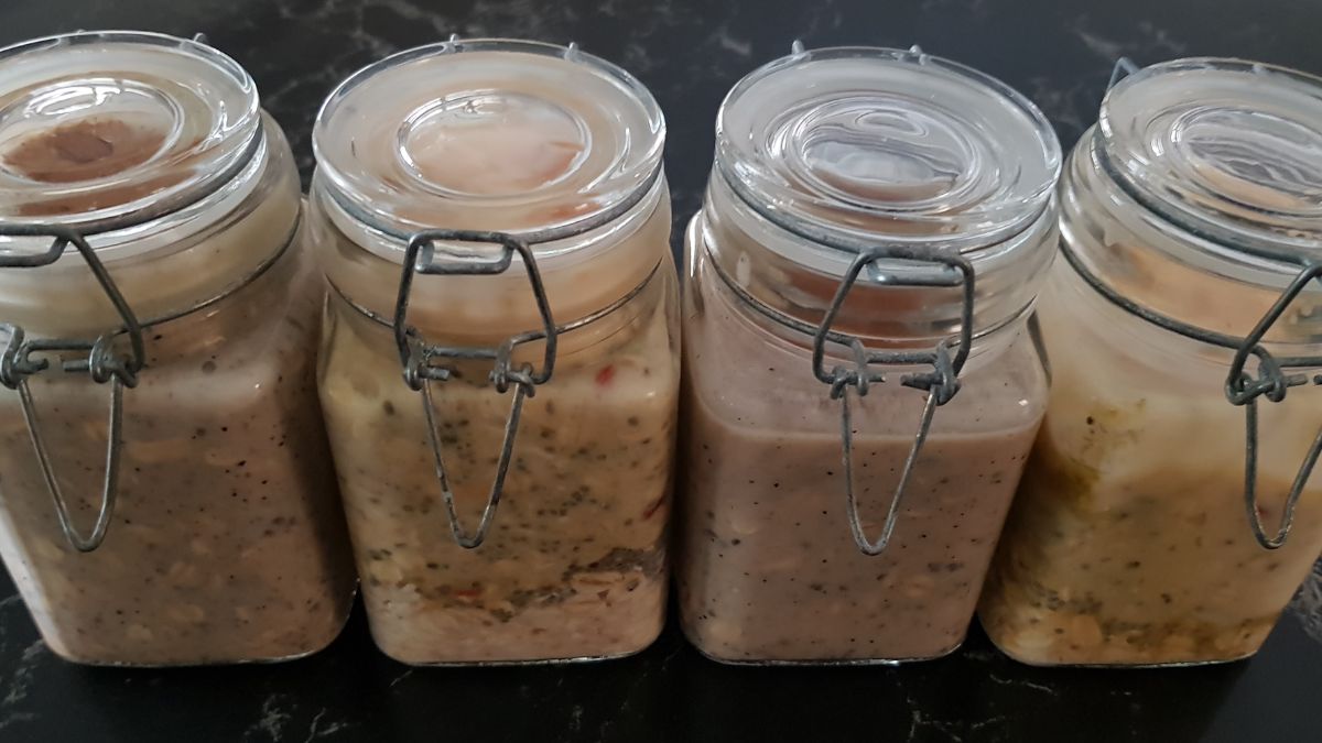 Fruit Puree Overnight Oats