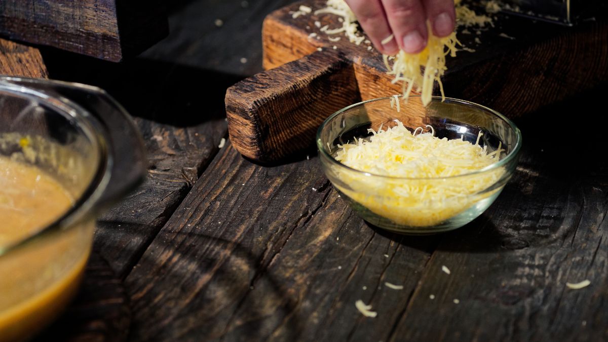 Grating Cheese for French Onion Soup