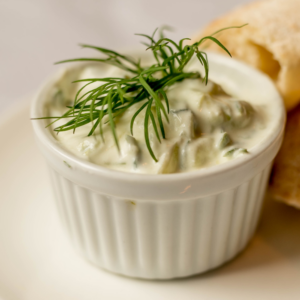 Green Bell Pepper Hazelnut Tzatziki