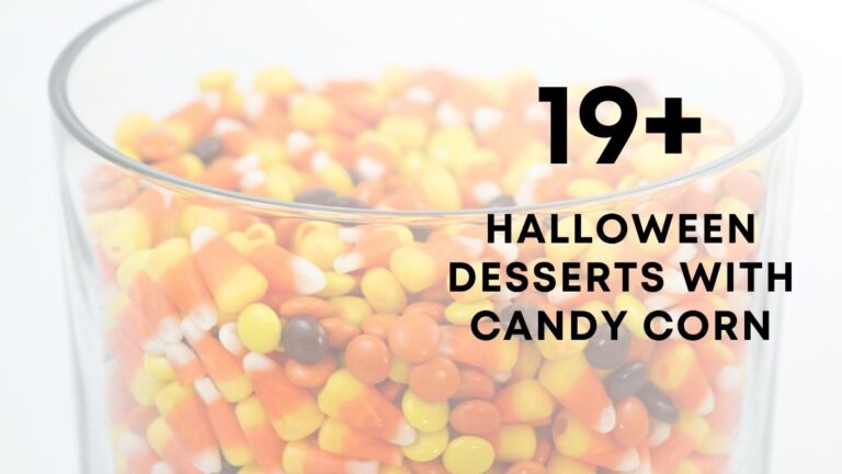 Halloween Desserts With Candy Corn