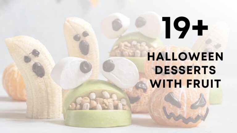Spooky Halloween Desserts With Fruit