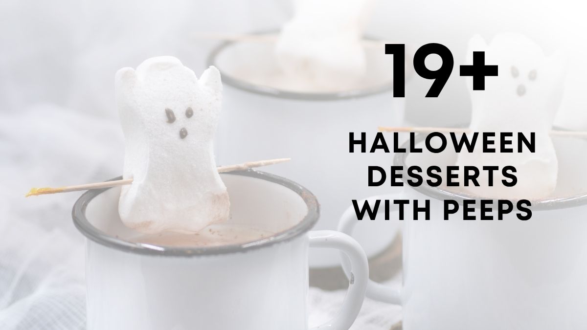 Halloween Desserts With peeps